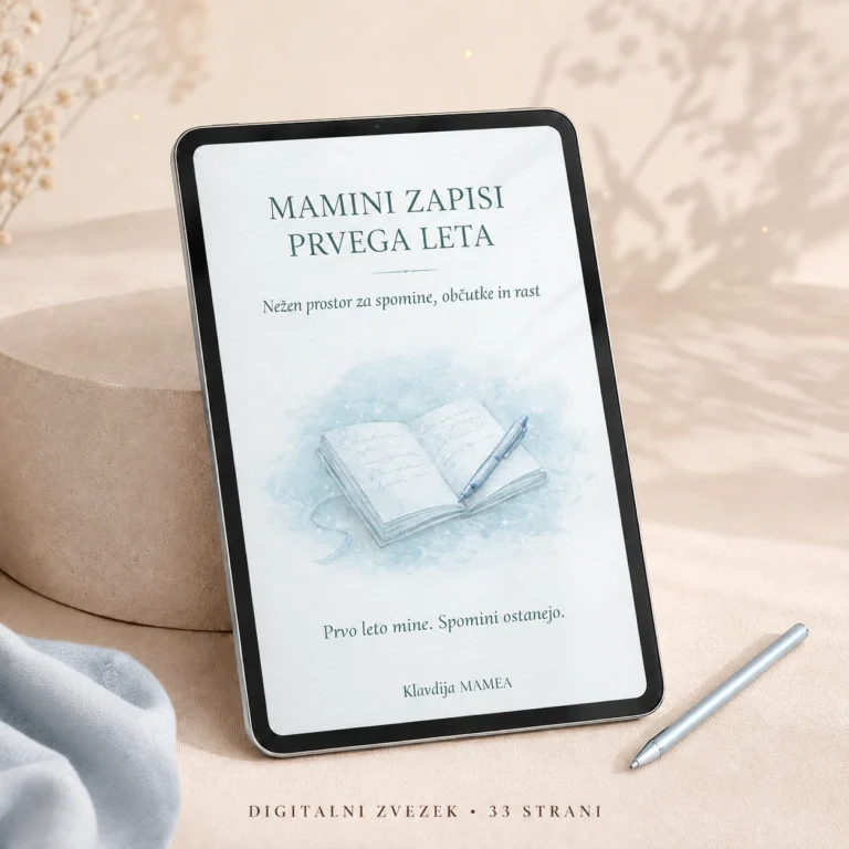 Mamini zapisi prvega leta (za sina)